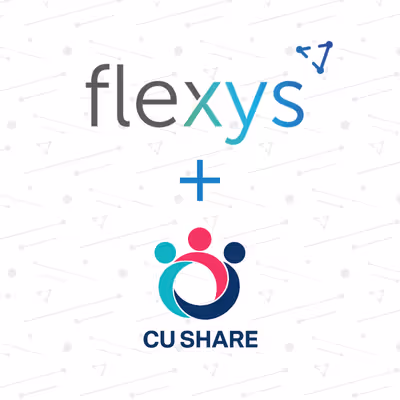Flexys and CU Share logos