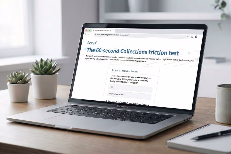 Laptop with Flexys Friction Quiz