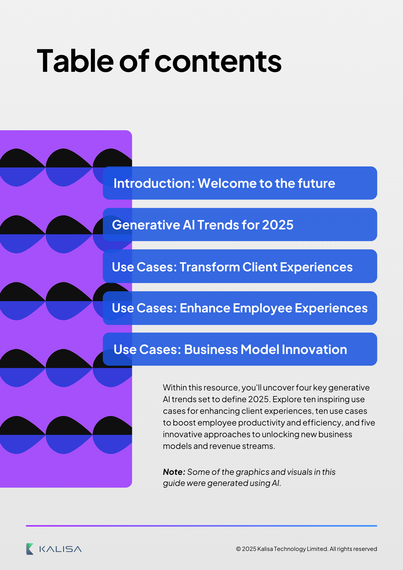 25 Generative AI use cases for 2025