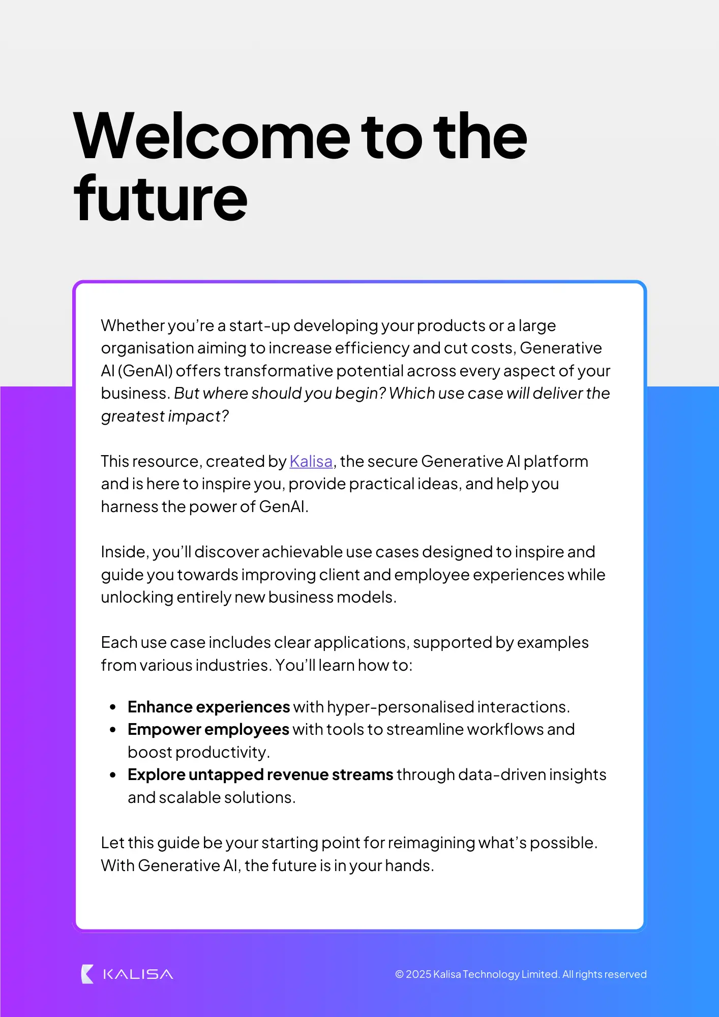 the future of Generative AI