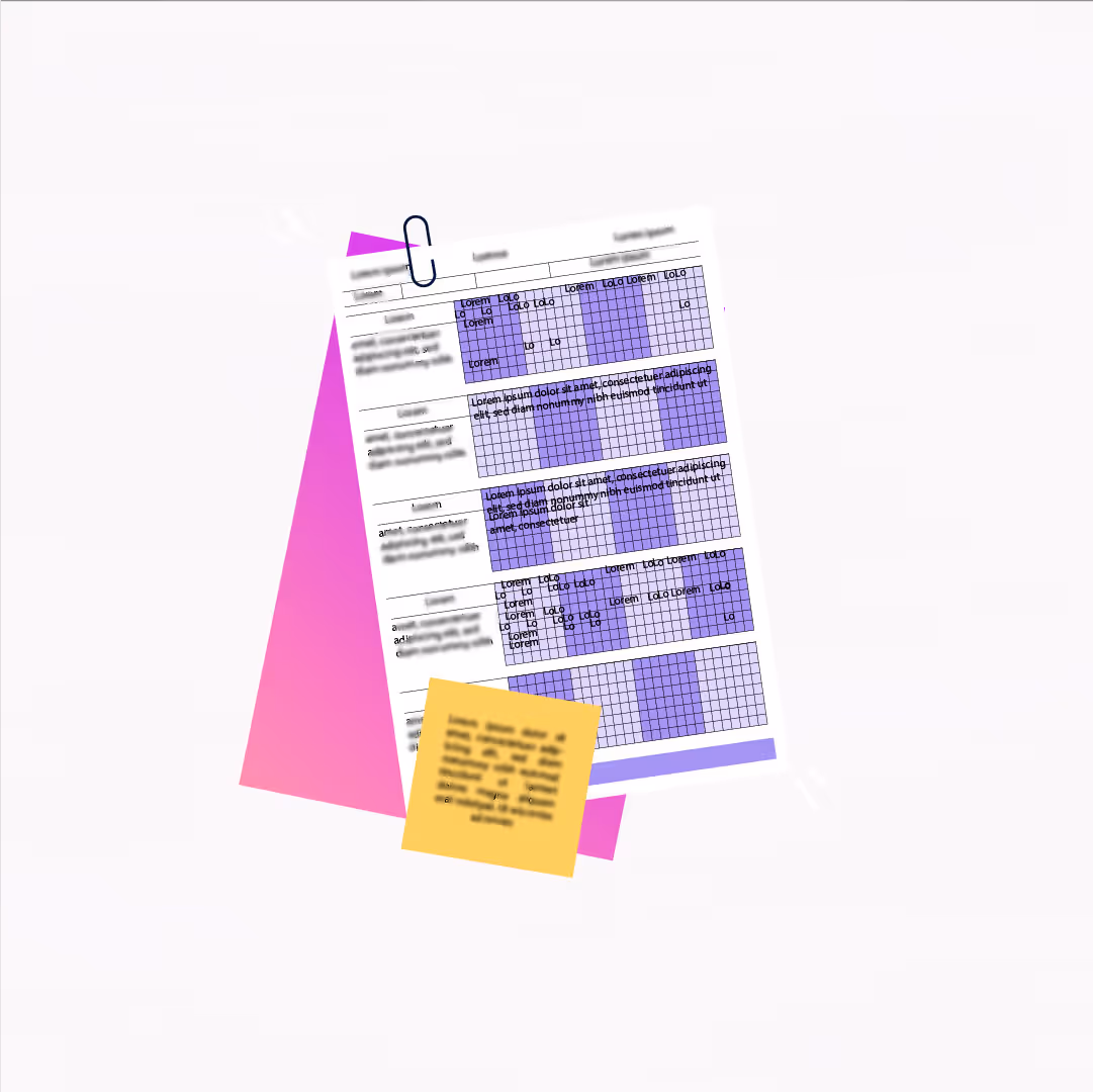 An illustrated version of a paper based patient drug schedule