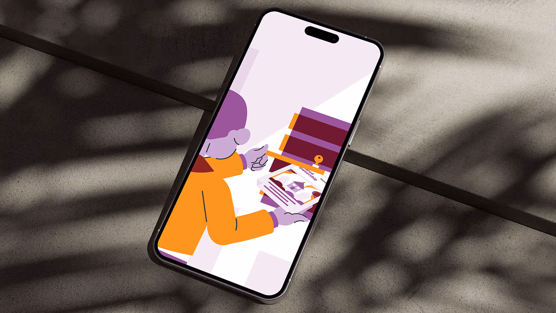 A prospective homeowner character opening their mailbox