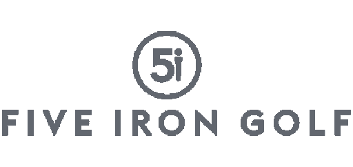 Five Iron Golf logo with a circle containing '5i' above the text.
