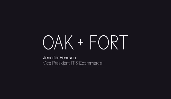 Oak + Fort, VP Jennifer Pearson talks about Noibu