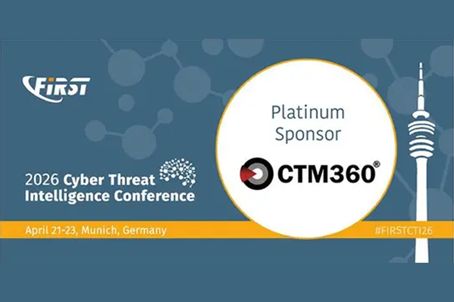 CTM360 participates as Platinum Sponsor at FIRST CTI 2026 in Munich, showcasing preemptive cyber threat intelligence approach with IoE, IoW, and IoA signals