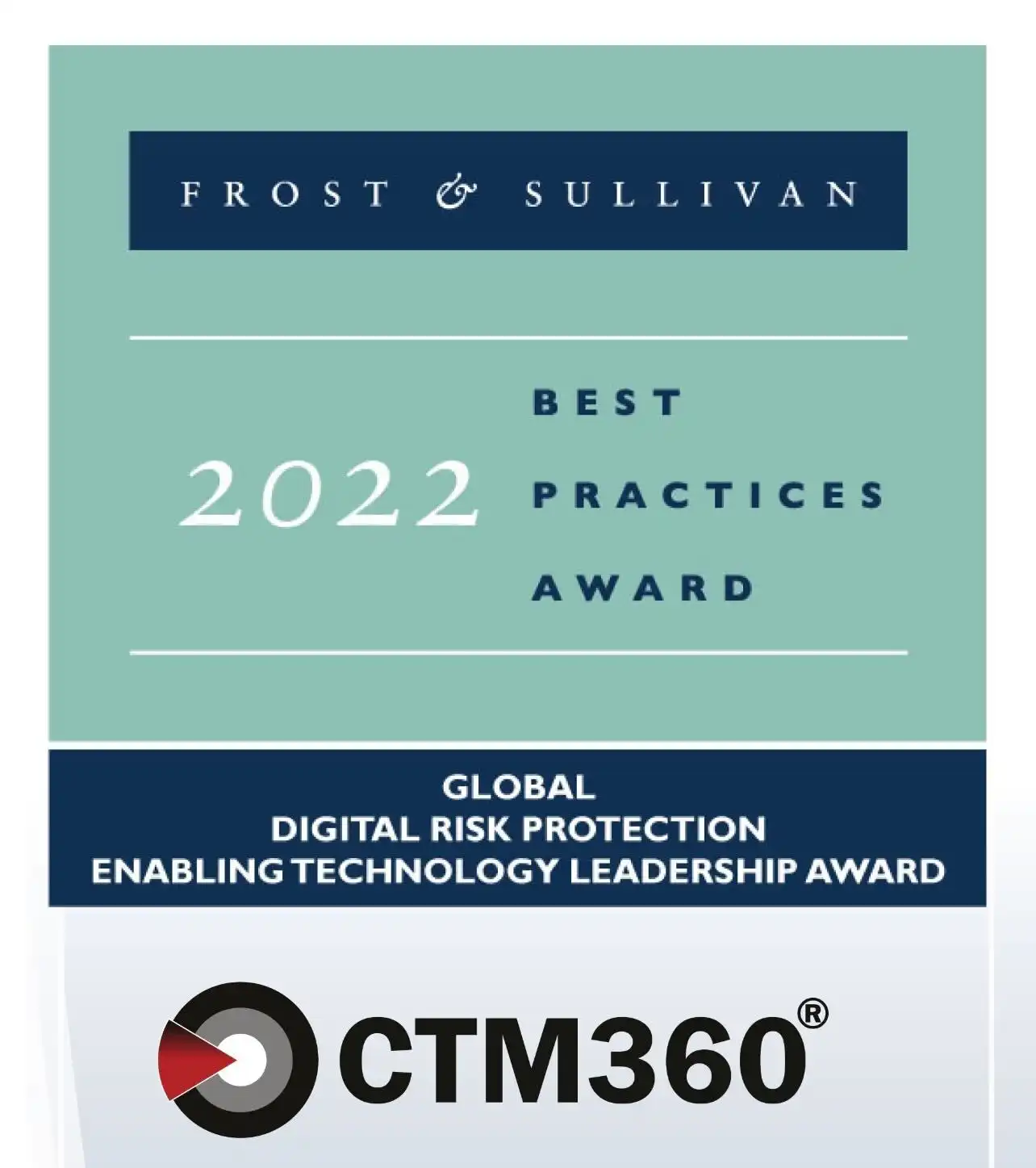 CTM360 recognized by Frost & Sullivan with the 2022 Global Enabling Technology Leadership Award for its innovative Digital Risk Protection products