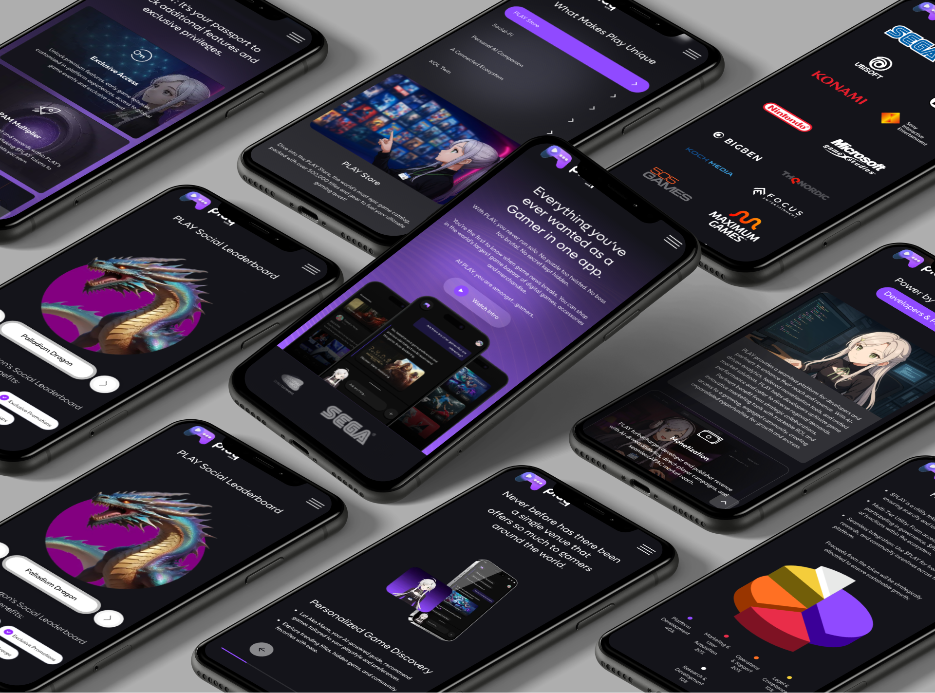 Example of mobile web design for PlayAsia