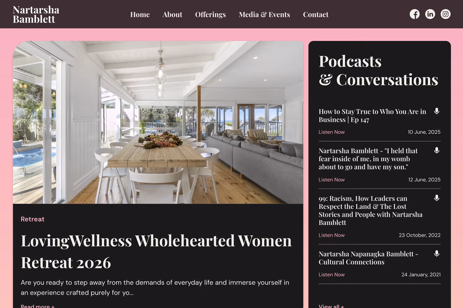 Theo’s Fisheries website homepage with bold text Truly Fresh, market-fresh fish message, navigation menu, and colorful illustration of a fish.