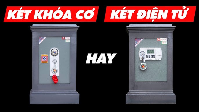 Nên dùng két sắt khóa cơ hay khóa điện tử?