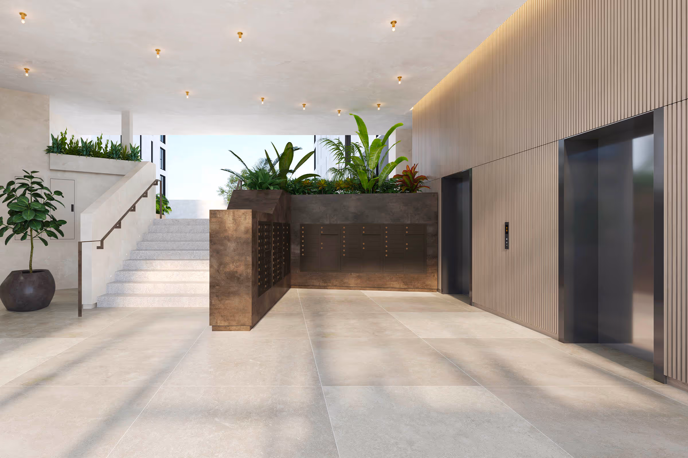Lobby entrance