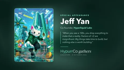 Jeff Yan's special appearance at HypurrCo Gathers