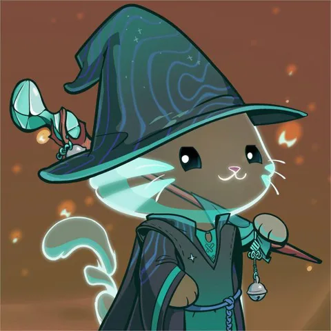 Kirby's Hypurr profile picture: a wizard cat