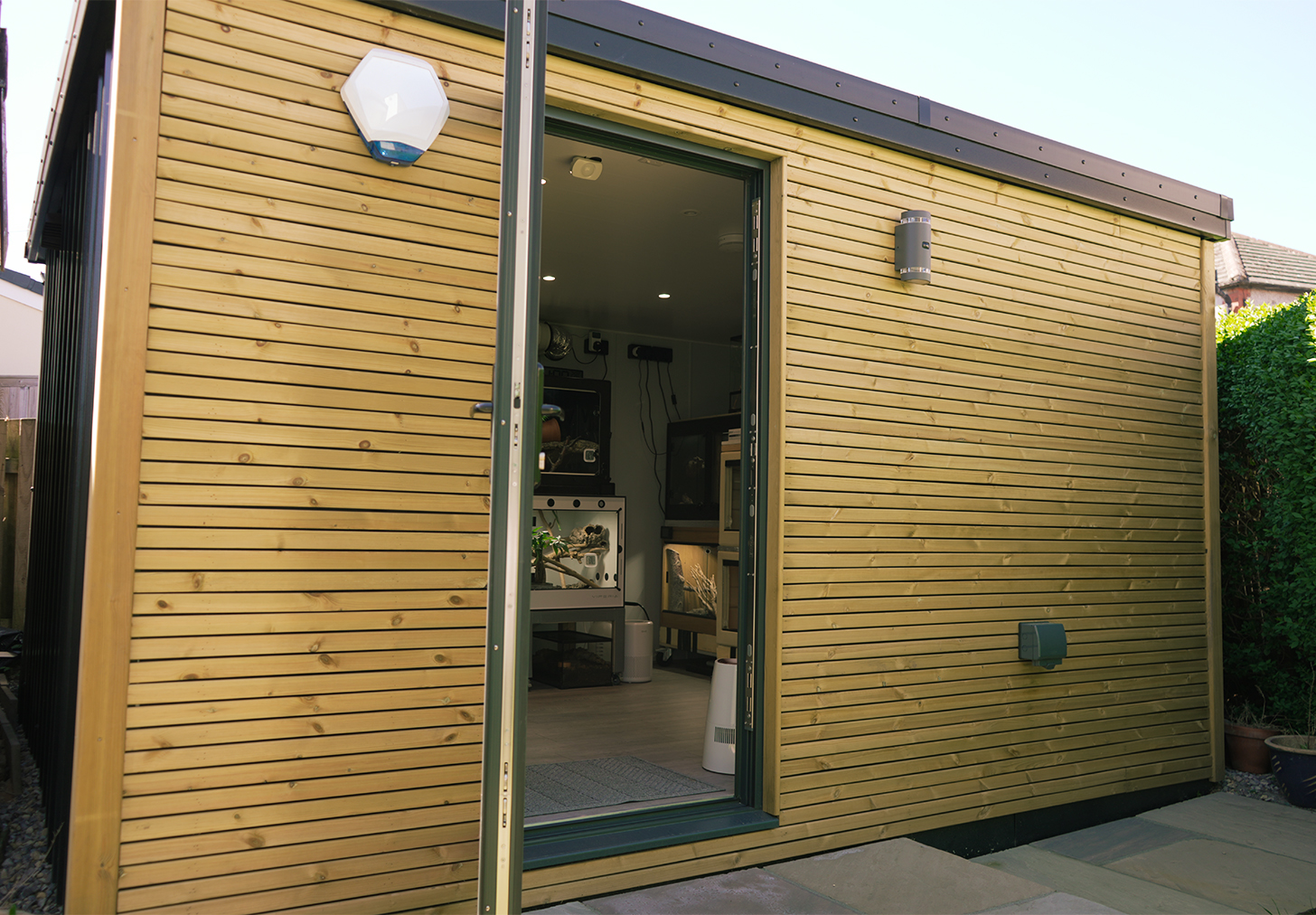 Jame's bespoke reptile room