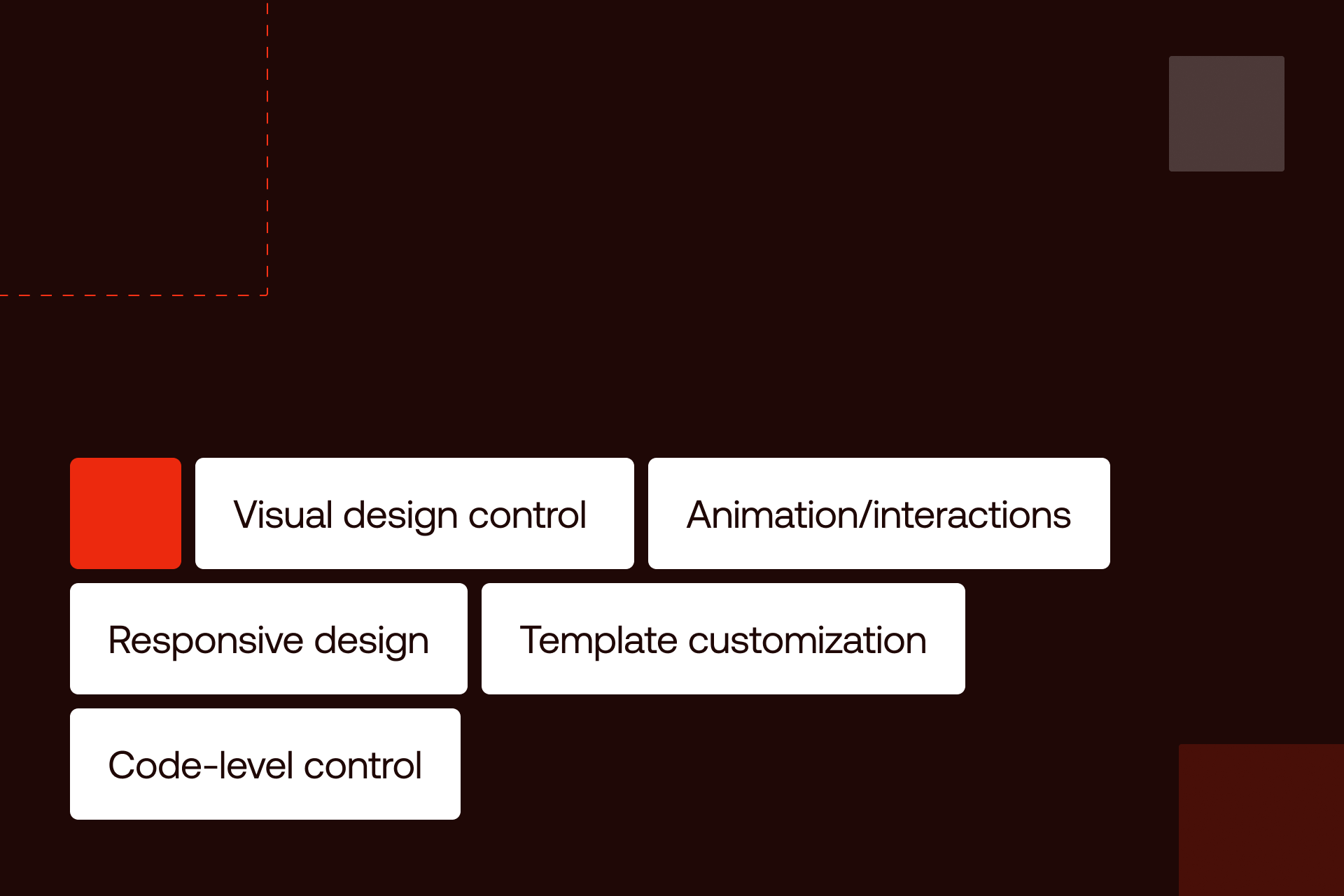 A comparison image between Webflow vs Drupal in 2026, naming design capabilities across Visual Design Control, Animations/Interactions, Responsive Design, Template Customization, and Code-Level Control.