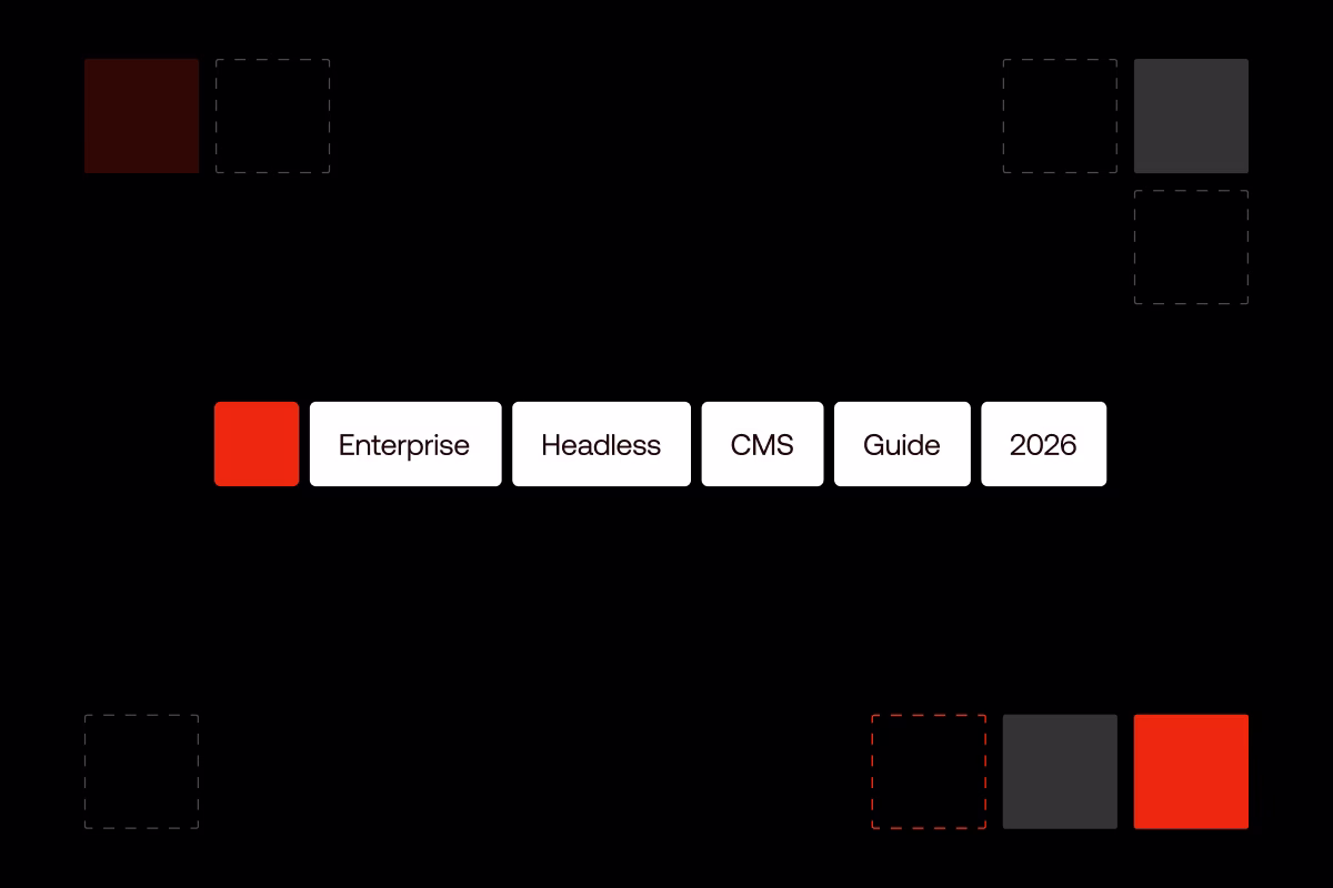 Enterprise Headless CMS Guide 2026 blog thumbnail.