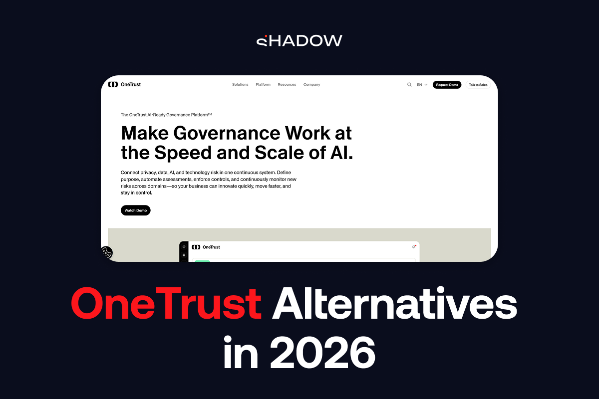 Comparison of OneTrust alternatives including TrustArc, Securiti, Osano, and open-source privacy platforms for 2026