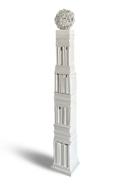 Totem IL MONDO E' OFFESO cm 178x25x20