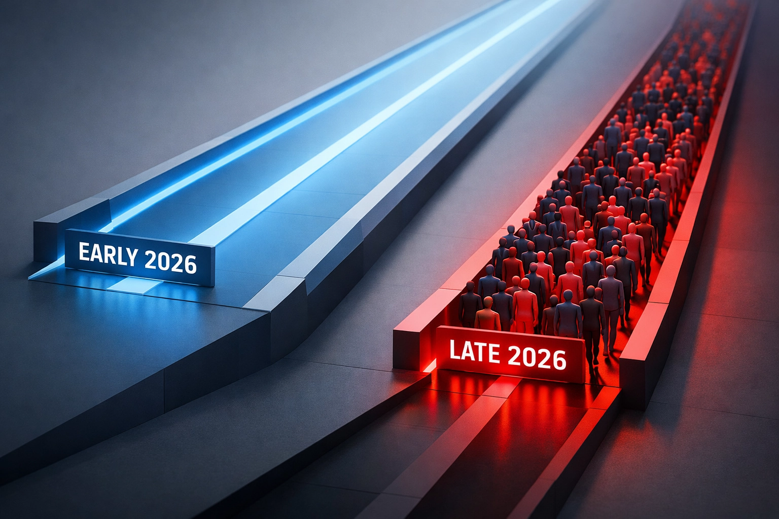 Early 2026 refinancing timeline advantage versus late-year competitive pressure