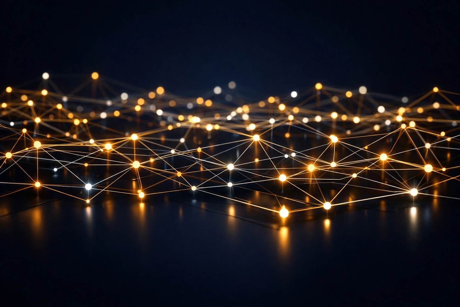 Network visualization of commercial lending platform connecting multiple lenders