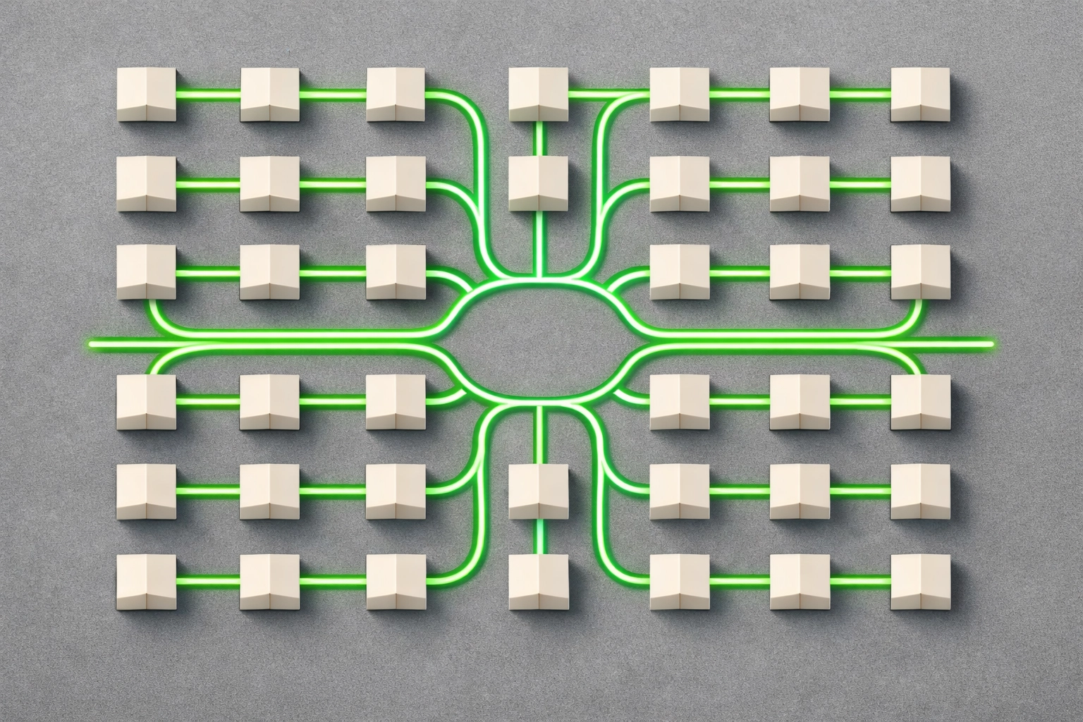 A structured Build-to-Rent community site plan illustrating operational efficiency and institutional scale.