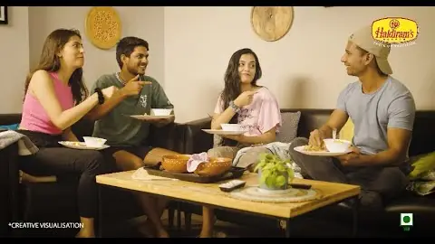 Still from Haldiram's Paneer TV commercial