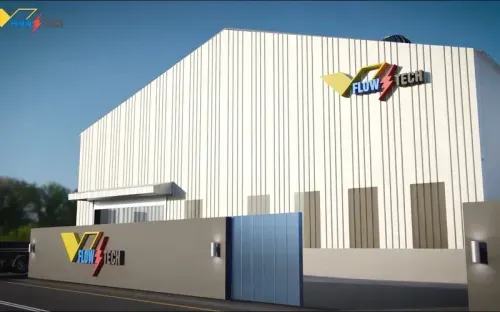 Standbild aus der 3D-Fabriktour für VFlow Tech