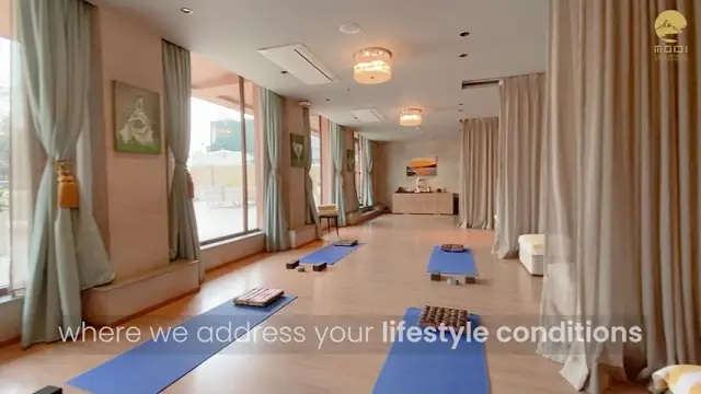 Still from the Modi Yoga Retreat walkthrough video