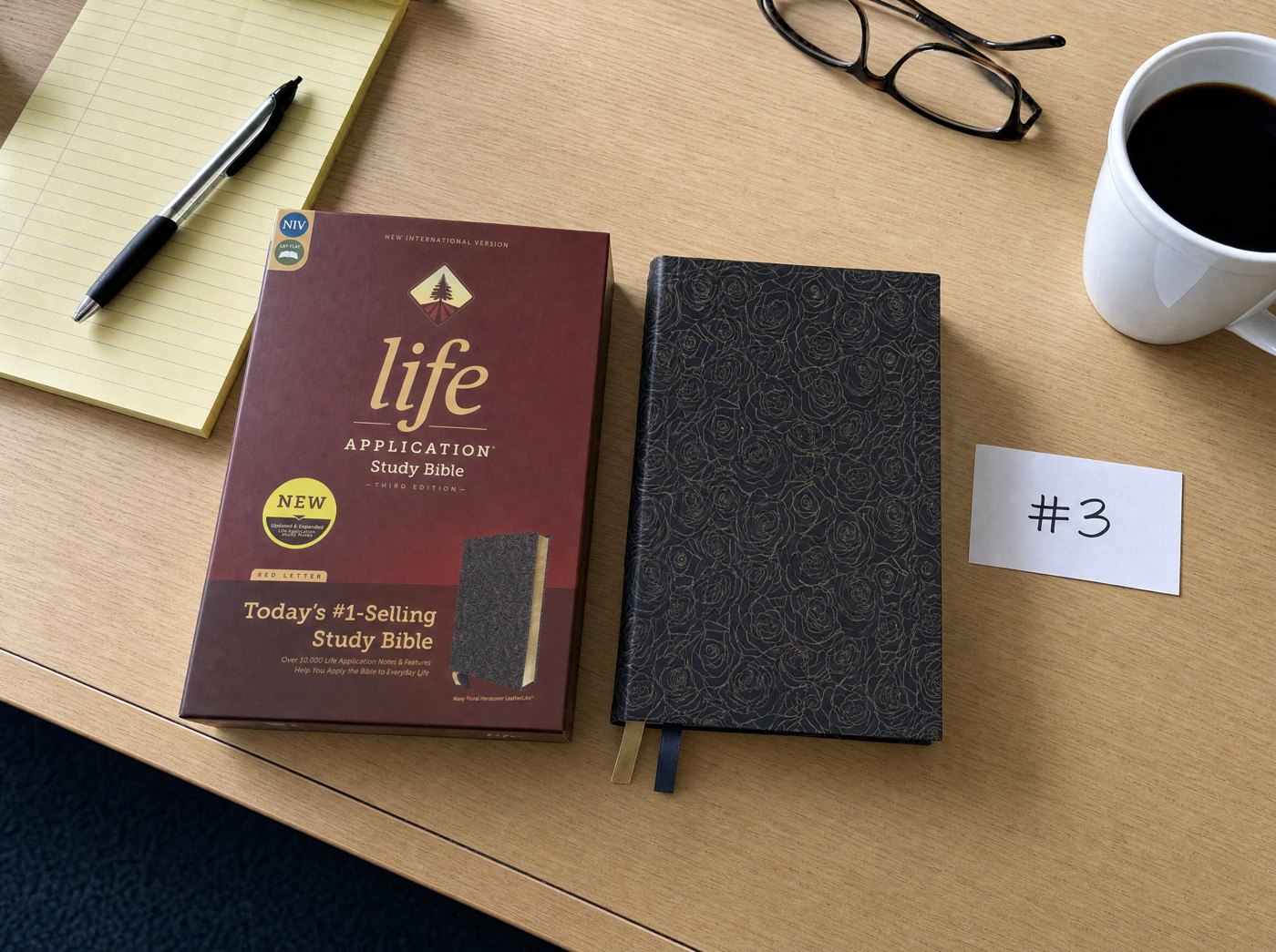 NIV Life Application Study Bible on our editors' test table