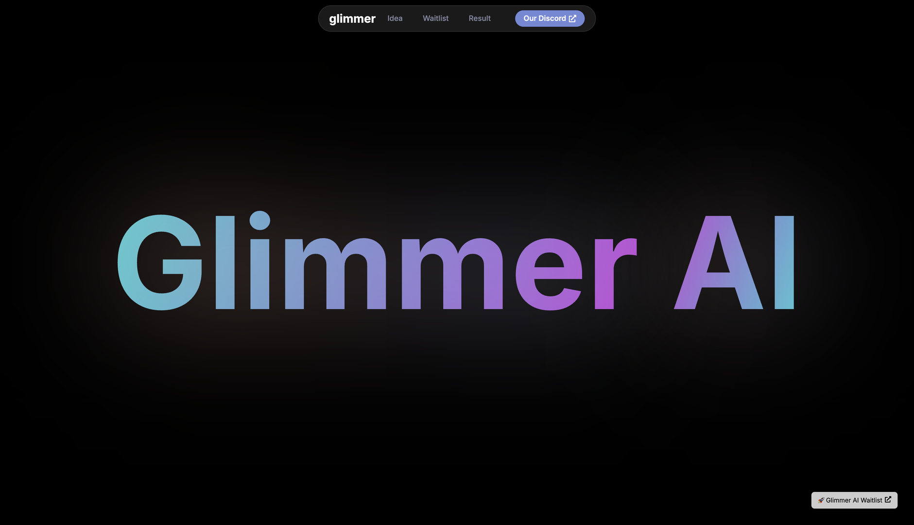 GlimmerAI is an AI tool for data analysis and insights.