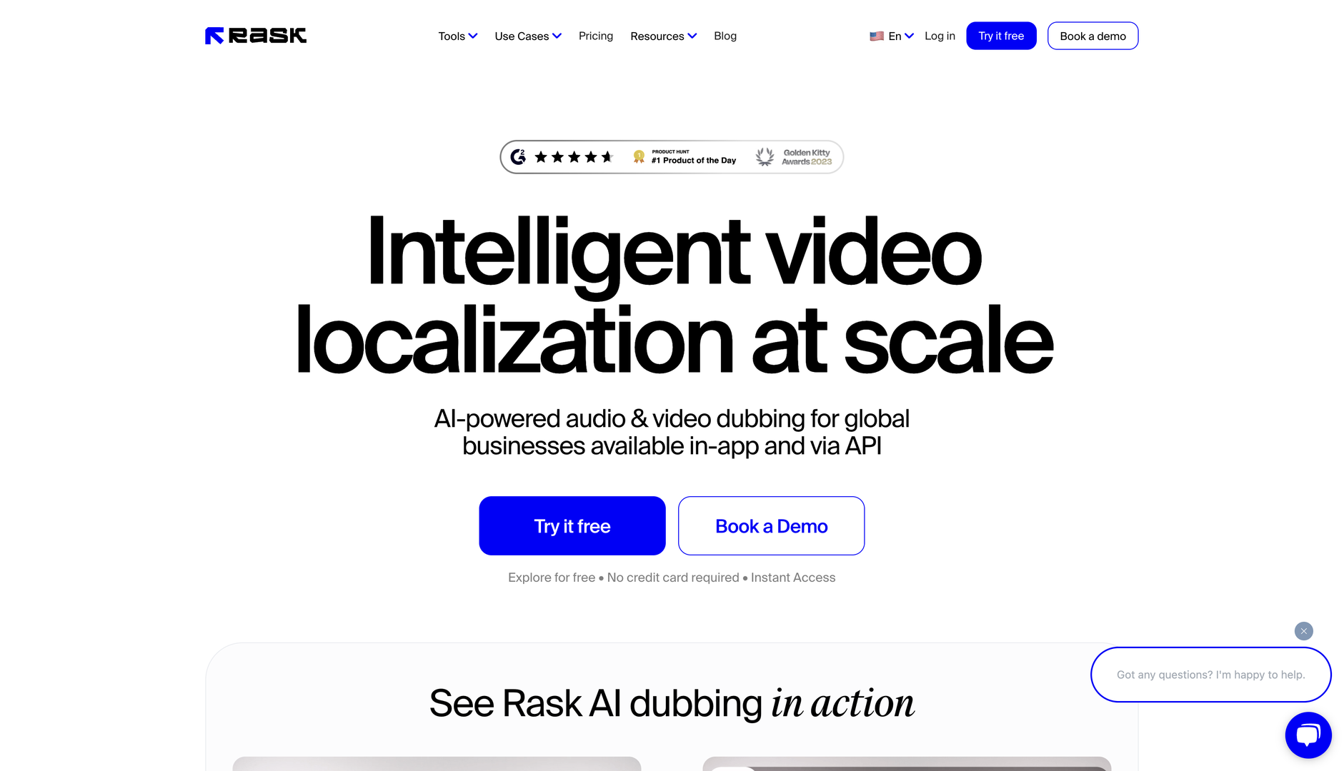 Rask AI is a multilingual content creation tool.