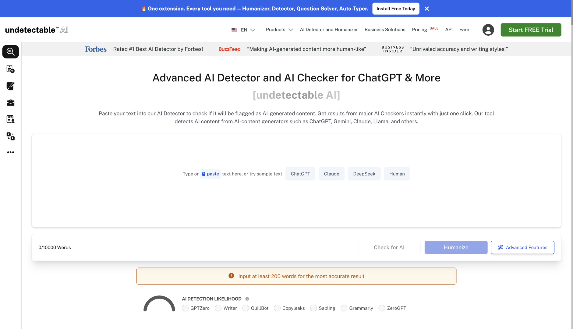 Undetectable AI is AI that mimics human writing styles.