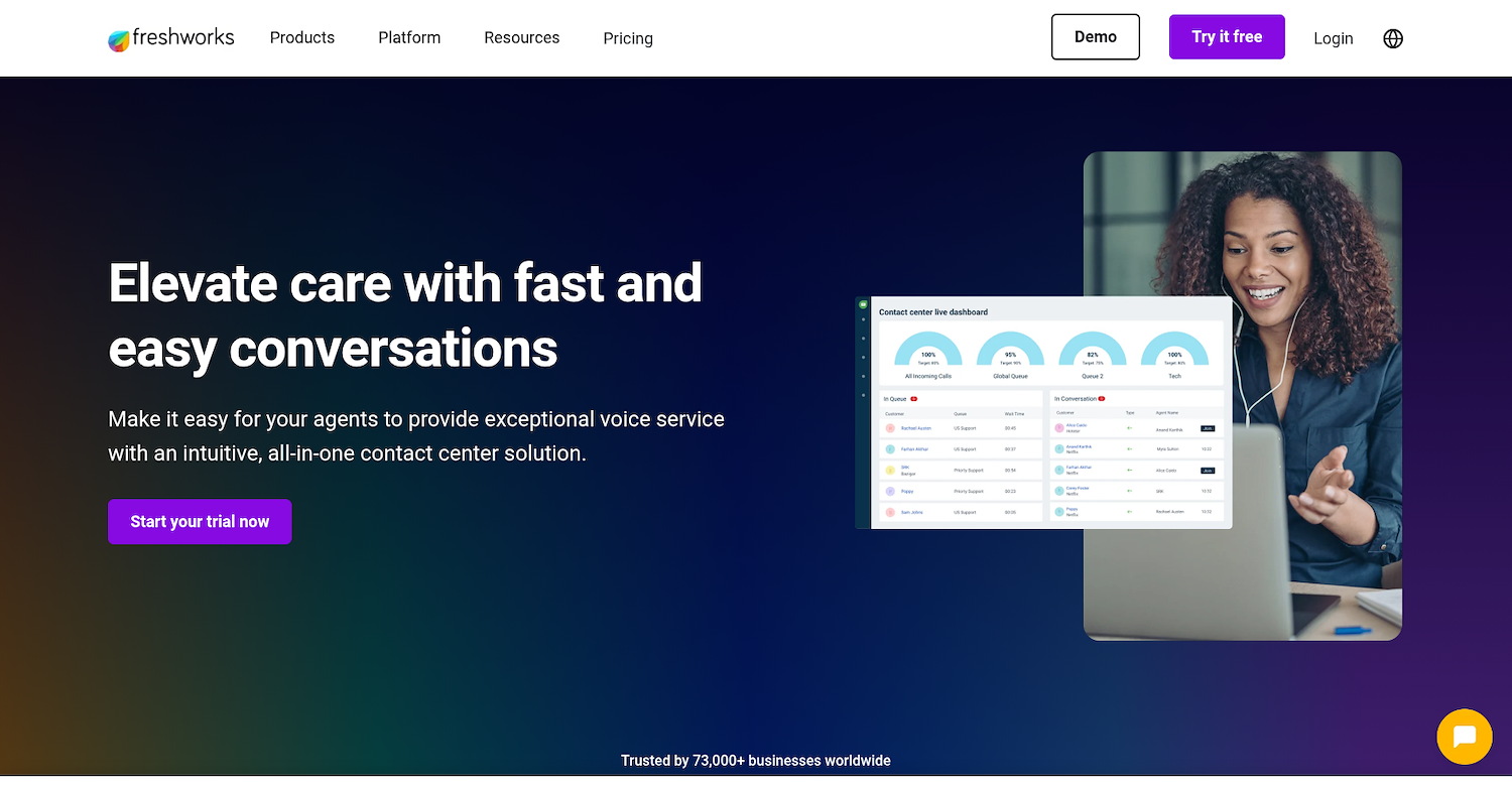Freshdesk Contact Center