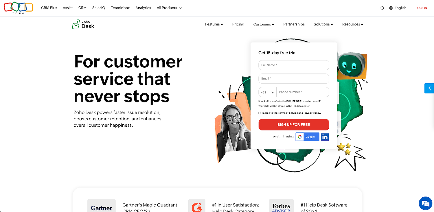 Zoho Desk