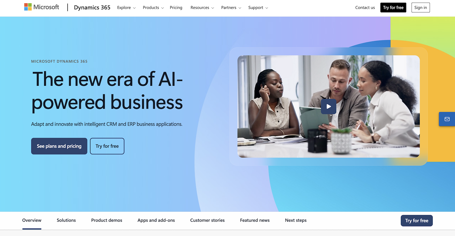 Microsoft Dynamics 365 Sales
