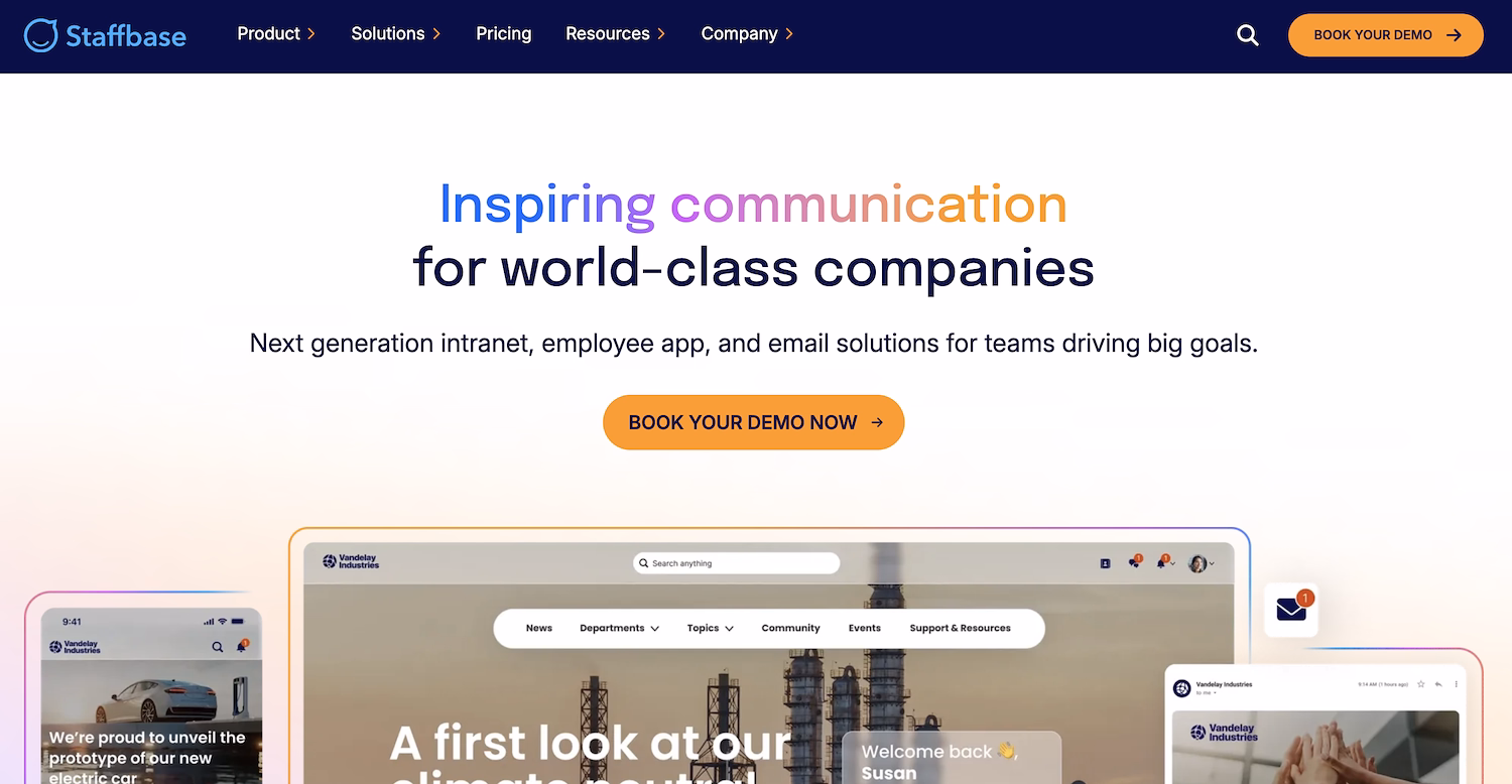 Staffbase Employee Email