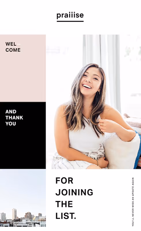 Dynamic welcome freebie