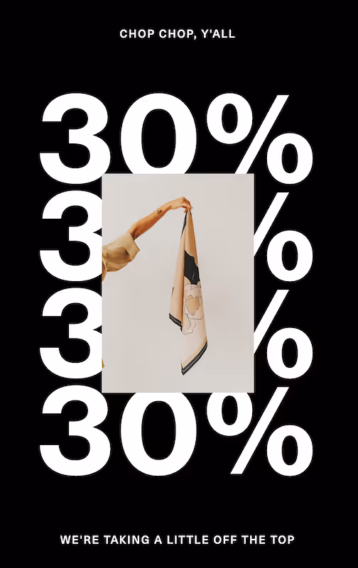 Bold sale announcement