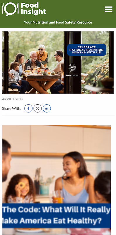 Food Insight Newsletter