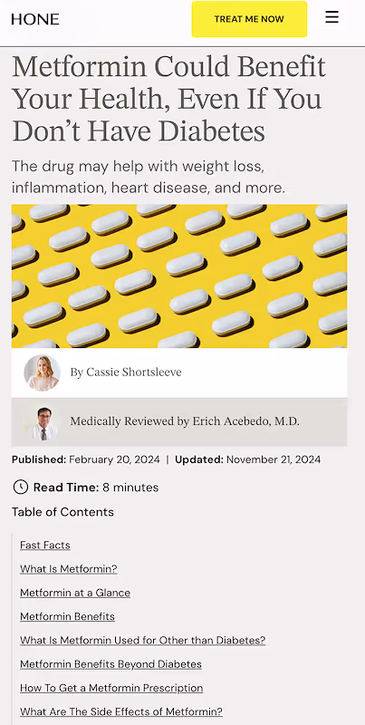 Hone Health Newsletter