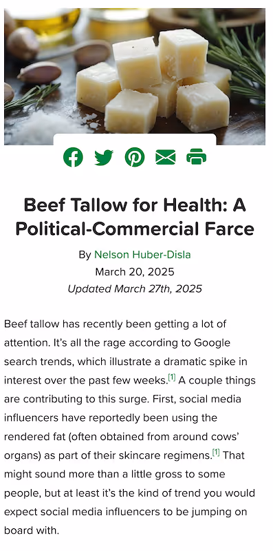 Center for Nutrition Studies Newsletter