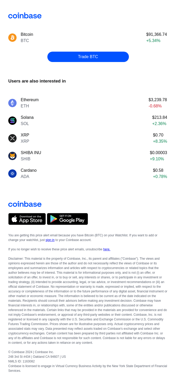 Coinbase