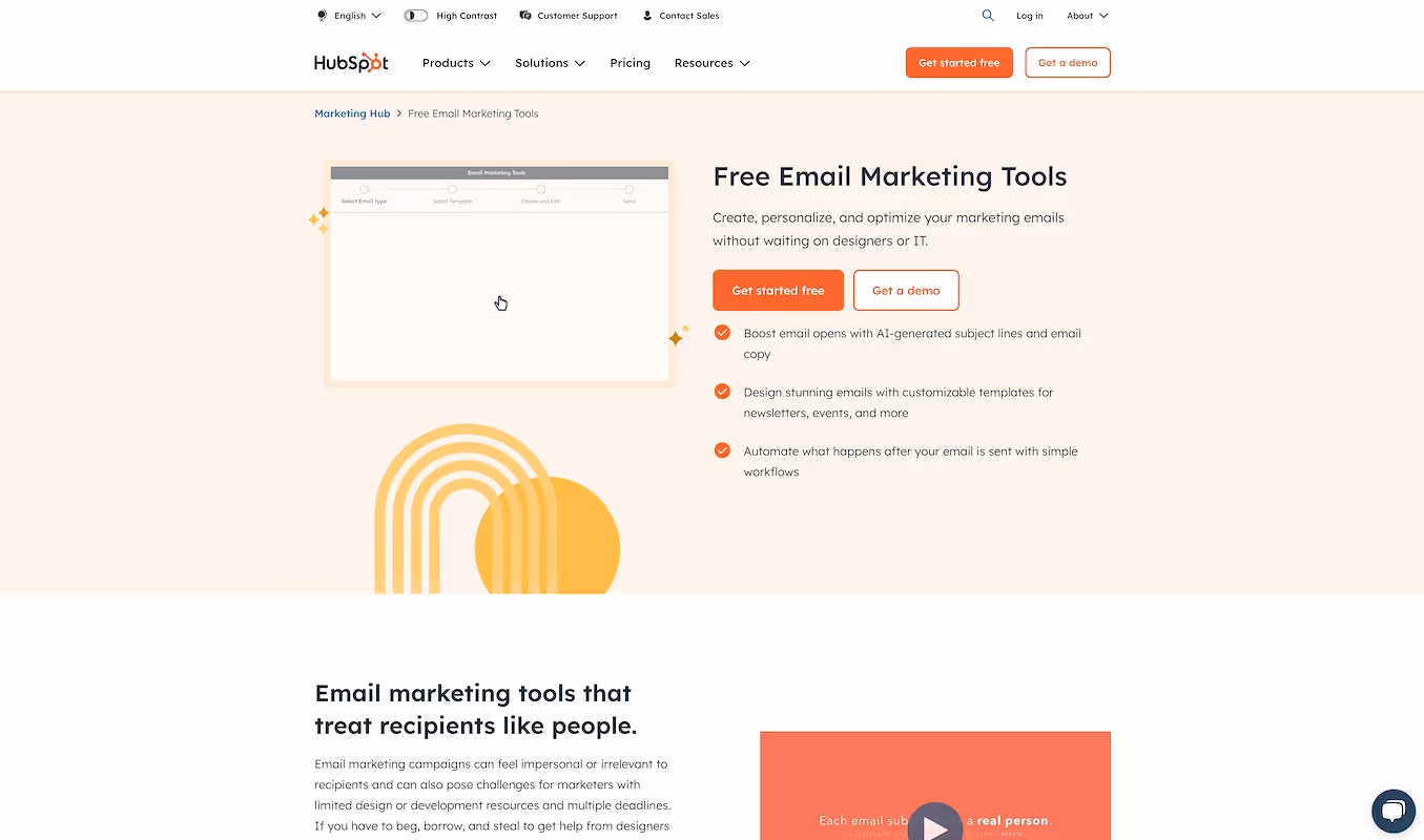 Hubspot Email Marketing