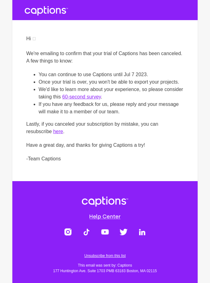 Captions