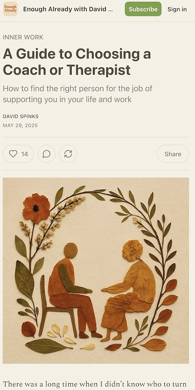 David Spinks’ Newsletter