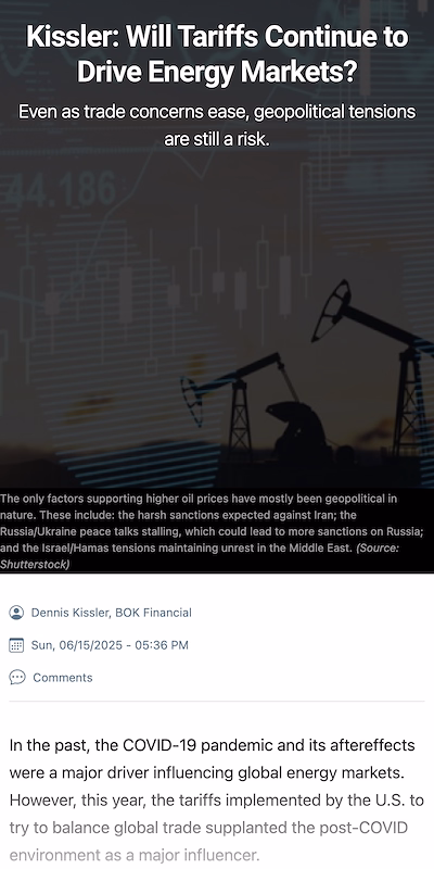 Oil and Gas Investor This Week