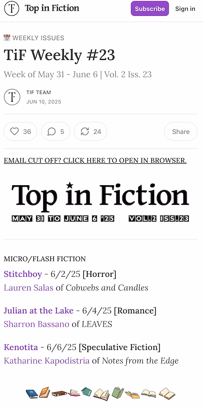 Top In Fiction