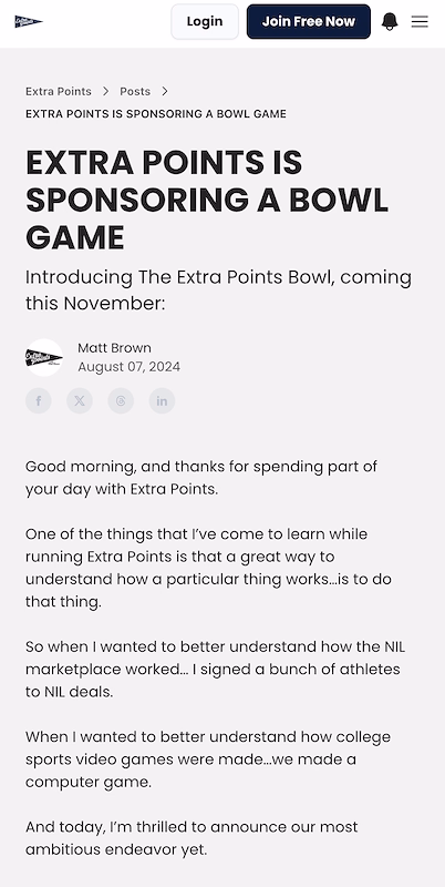 Extra Points