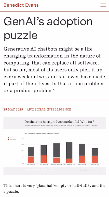 Ben Evans’ Newsletter