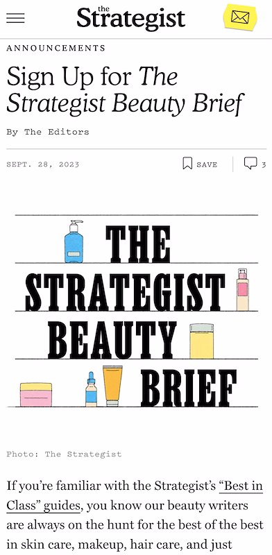 The Strategist Beauty Brief