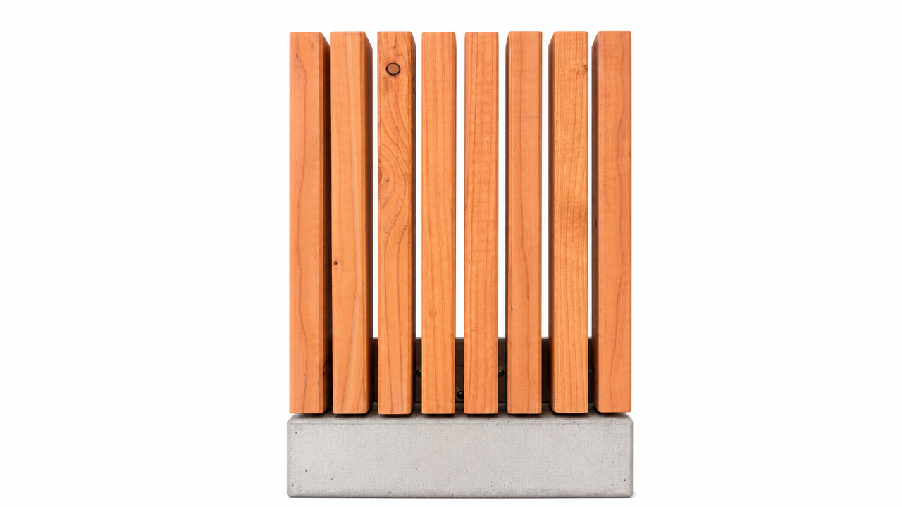 Designer Bank aus Sichtbeton